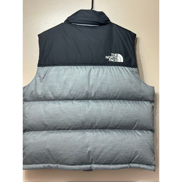 NWOT The North Face 1996 Retro Nuptse Black & Gray Down Puffer Women's Vest XL - Picture 11 of 12